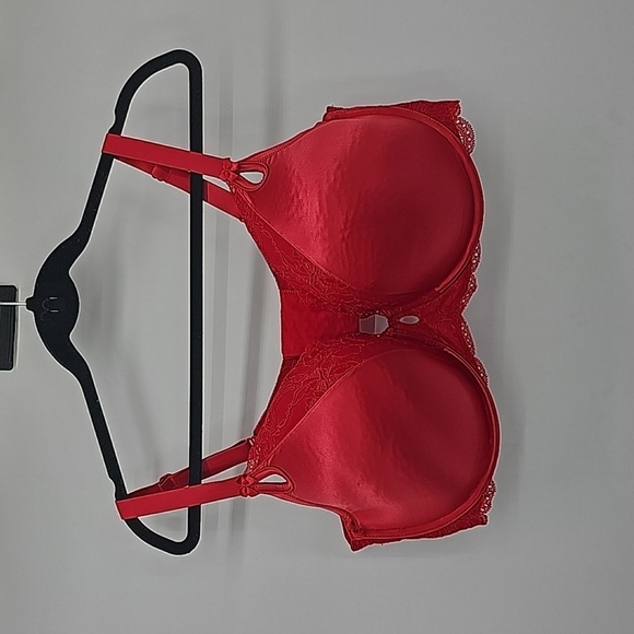 Torrid red satin and lace lightly padded bra women's size 42DDD - Picture 1 of 5